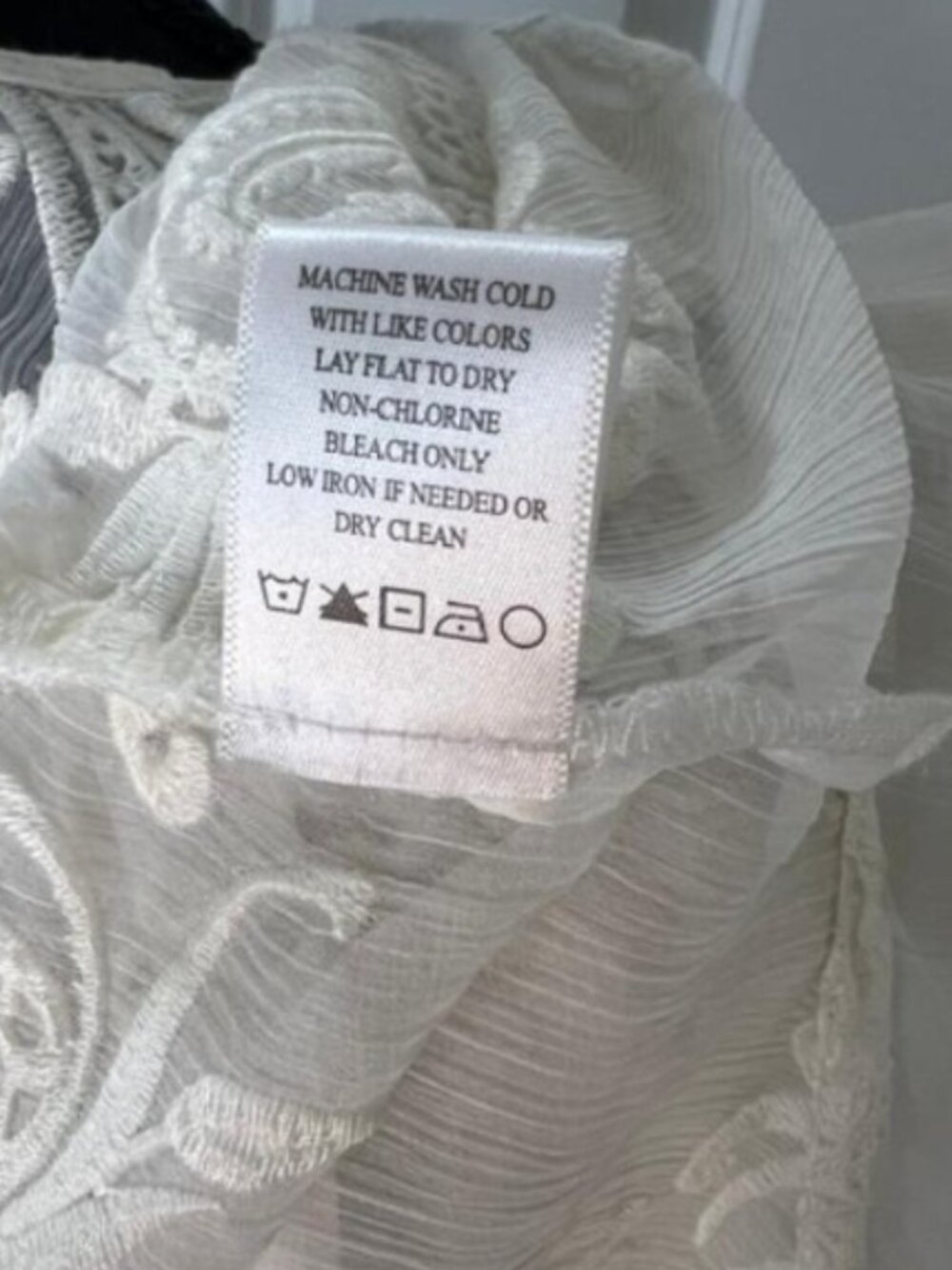 Anthropologie Beyond Vintage Embroidered Lace Kimono – Size XS/Small - Picture 10 of 12